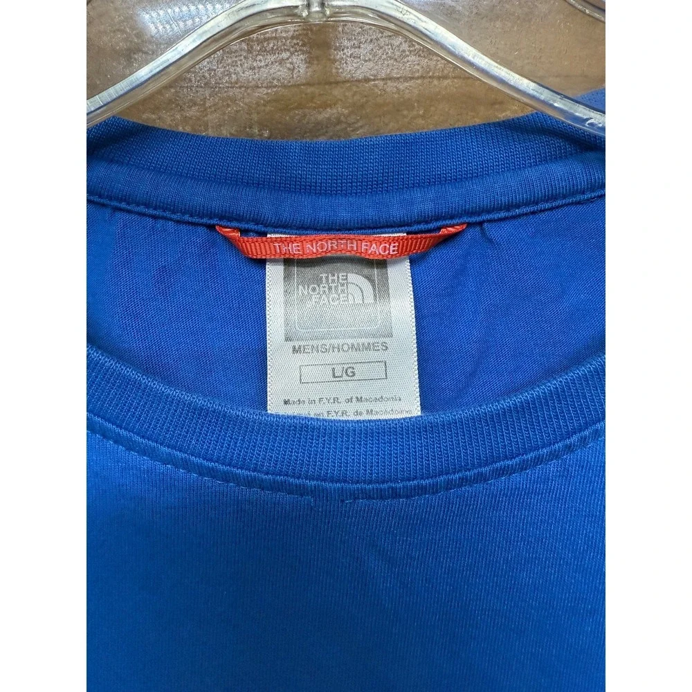 The North Face Mens T Shirt‎ Blue Never Stop Exploring Graphic Size L